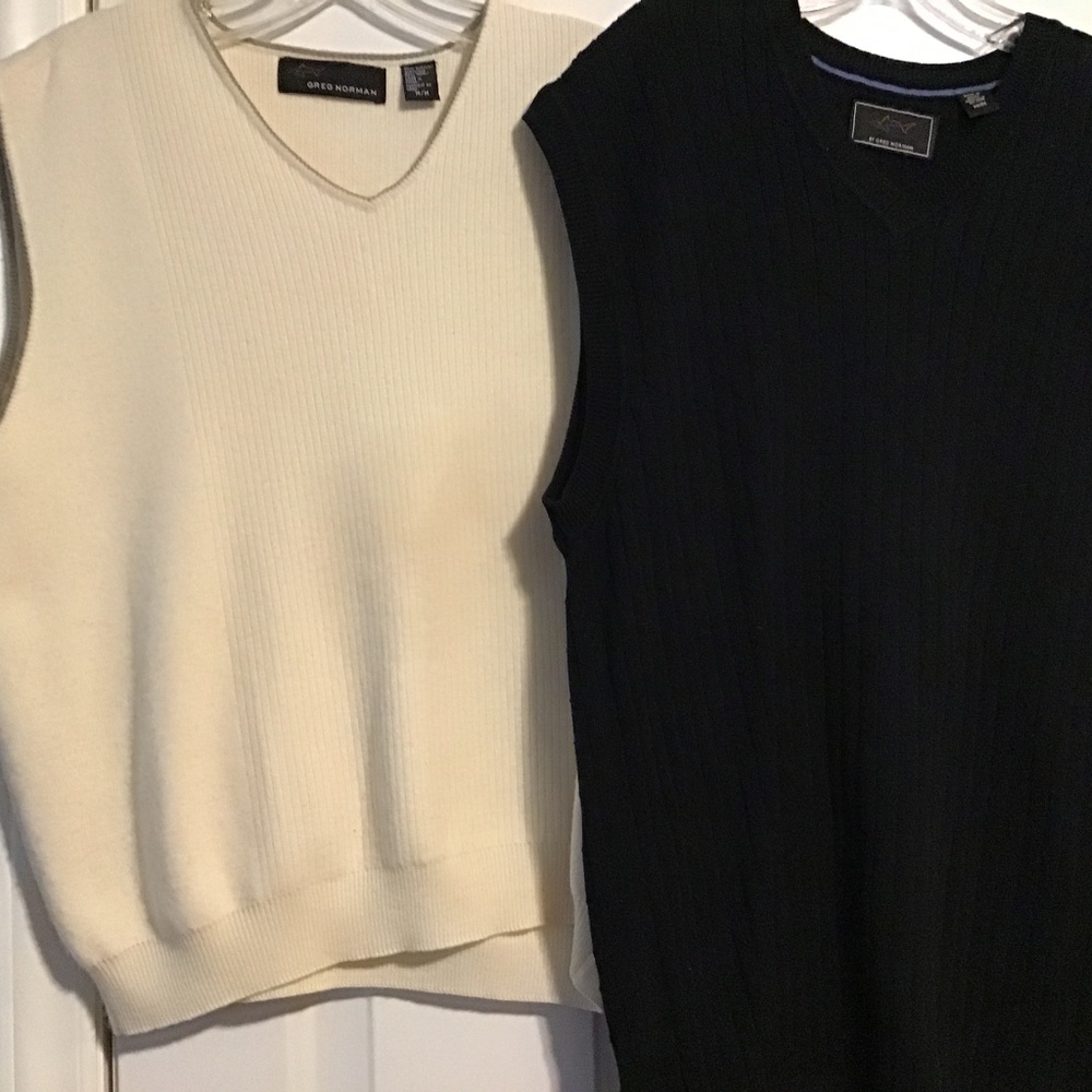 Greg Norman Sweater Pair of Men’s Vests